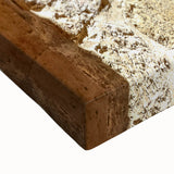 Black and white landscape art painting of the Middle East on stretched canvas, ideal for bedroom wall art.