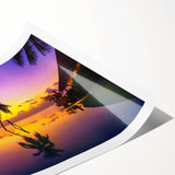 Extra large wall art featuring line art flowers and a floral design in soft pastel shades on a rolled print.