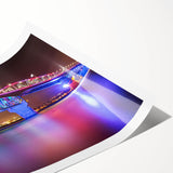 Extra large wall art featuring line art flowers in muted earth tones on rolled canvas, ideal for large living room decor.