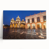 Black and white stretched canvas featuring an Argentine landscape, ideal for kitchen wall art or bedroom decor.