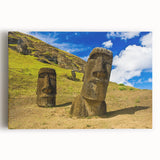 Black and white photograph of Chilean landscape on stretched canvas, suitable as large kitchen art.