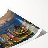 Extra large wall art featuring line art flowers with muted earth tones on a rolled canvas, ideal for large living room decor.