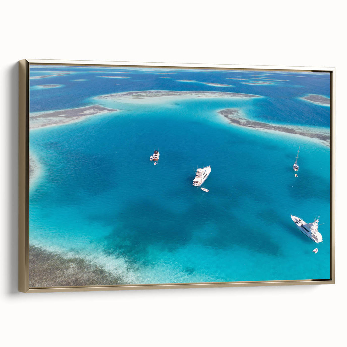 Framed canvas depicting a vintage-style landscape painting of a Venezuelan scenery in muted earth tones.