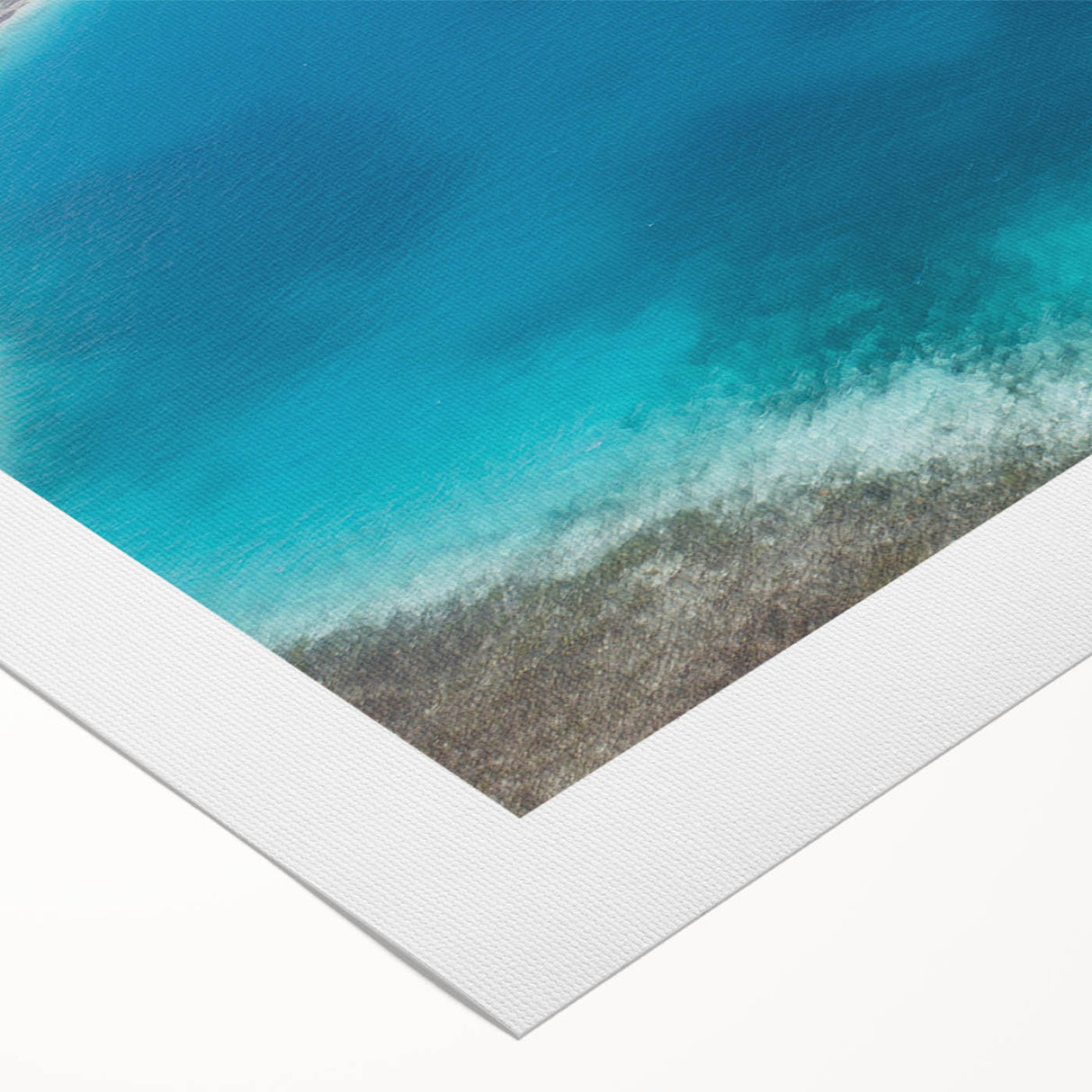 Art deco poster depicting a colorful Venezuelan landscape on rolled canvas, suitable for dining room decor.