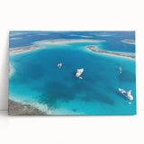 Black and white stretched canvas featuring a scenic view of a Venezuelan landscape, ideal for kitchen wall art.