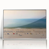 Art Deco poster of Alabama scenery in muted green and white tones, acrylic framed, ideal for nursery wall art.