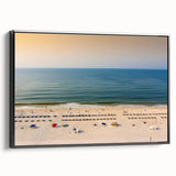 Black and white framed canvas of Alabama landscape, in vintage poster style, ideal for bedroom wall decor.