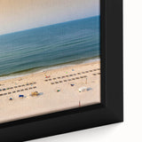 Textured black wall art depicting an Alabama scenery in colorful, vibrant hues, framed canvas ideal for living room decor.