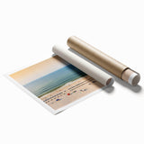 Extra large rolled print depicting a serene Alabama landscape in soft pastel shades.