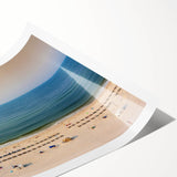 Extra large wall art featuring line art flowers in monochrome, printed on rolled canvas.