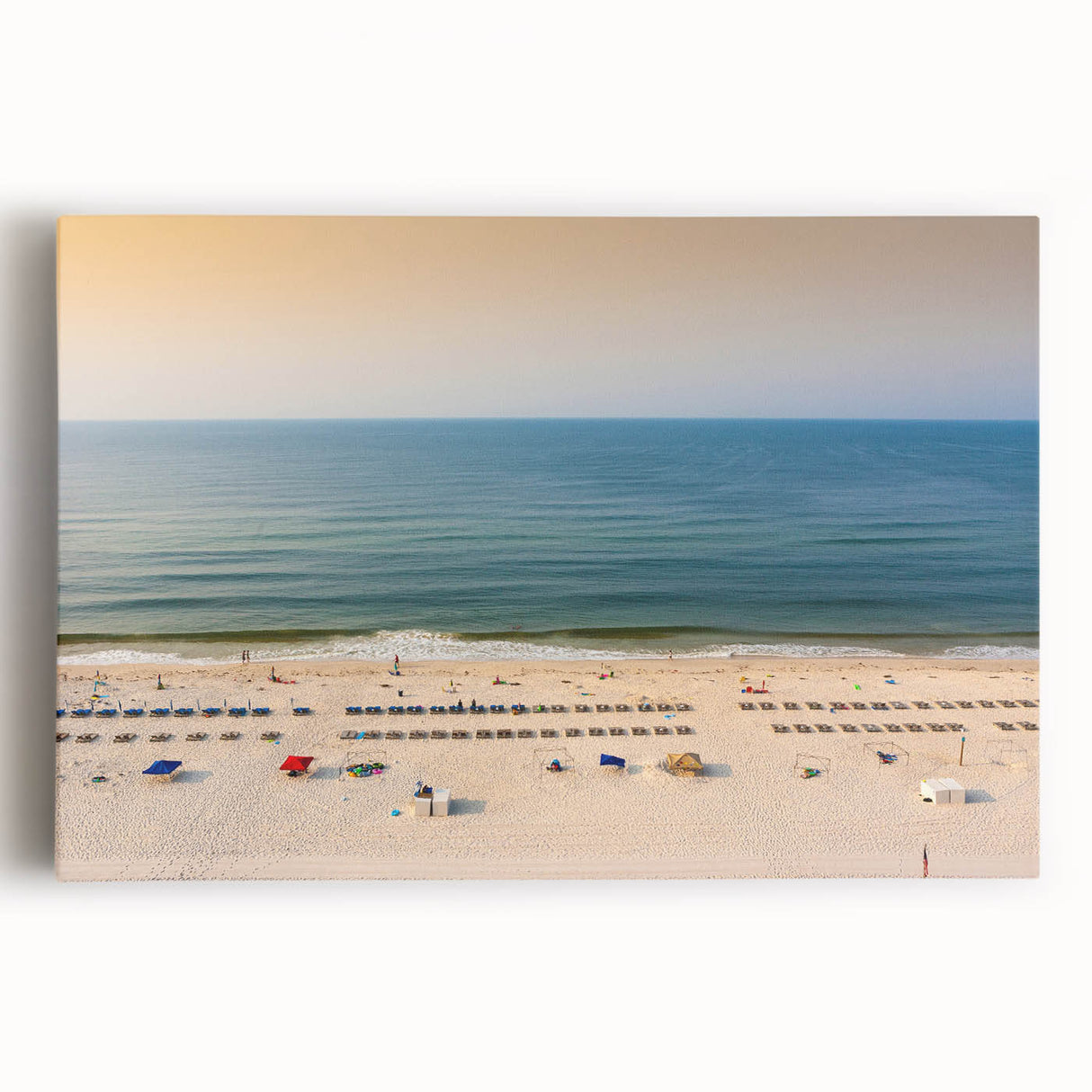 Black and white stretched canvas of Alabama scenery, ideal for kitchen wall art.