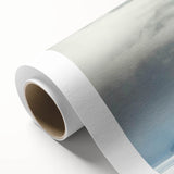 Art deco poster of Alaskan scenery in soft pastel shades on rolled canvas, ideal for nursery wall art.