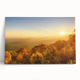 Large art of Arkansas scenery in black and white on stretched canvas, suitable for bedroom wall decor.