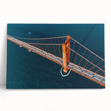Black and white stretched canvas of San Francisco skyline, ideal for kitchen wall art or bedroom ambiance.