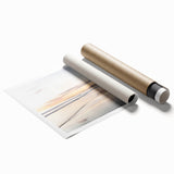 Extra large rolled print of Santa Barbara scenery with vibrant floral accents, ideal for classy bathroom wall art.