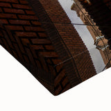 Large black and white canvas of Santa Cruz landscape, ideal for bedroom wall decor.