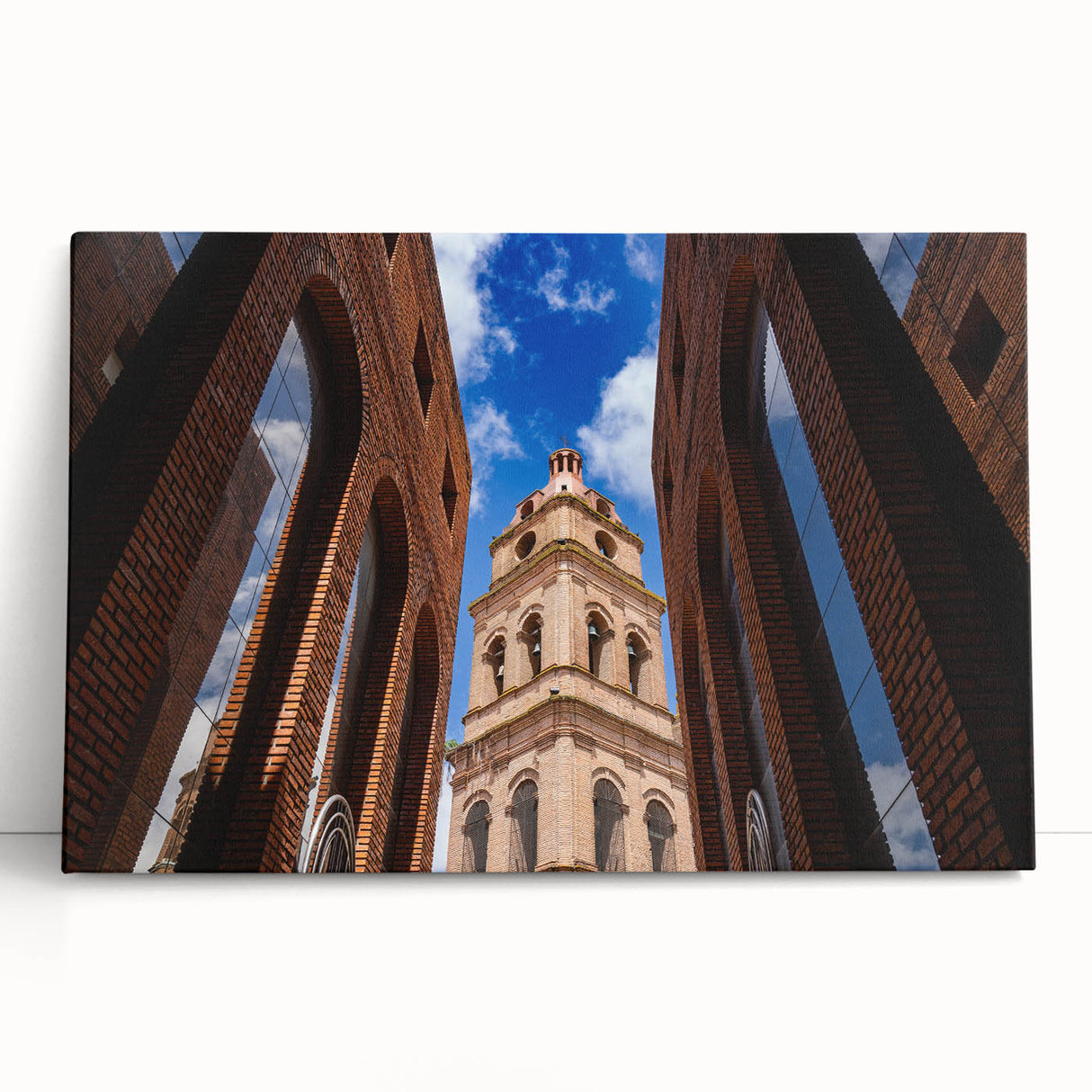 Black and white stretched canvas featuring Santa Cruz scenery, ideal for kitchen wall art or bedroom decor.