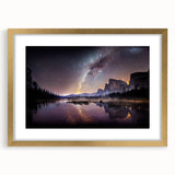 Extra large framed abstract art print of Yosemite scenery in muted earth tones, ideal for living room decor.