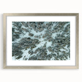 Textured abstract art print of Vail, Colorado in muted earth tones, framed in silver, ideal for bedroom wall decor.