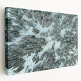 Vail, Colorado mountain landscape on large stretched canvas, featuring muted earth tones, ideal for kitchen wall art.