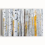 Black and white stretched canvas of Aspen, Colorado scenery, suitable as large kitchen art.