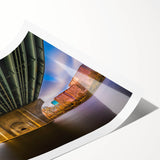 Extra large wall art featuring line art flowers in monochrome, ideal for large living room decor, rolled print format.