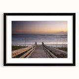 Abstract art print featuring a colorful, textured depiction of a vibrant Daytona scenery on a large framed canvas.