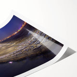 Extra large wall art featuring line art flowers in black and white on rolled print, ideal for large living room decor.