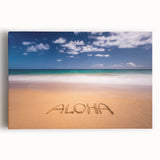 Black and white photo of Kauai landscape on stretched canvas, ideal for kitchen wall art.