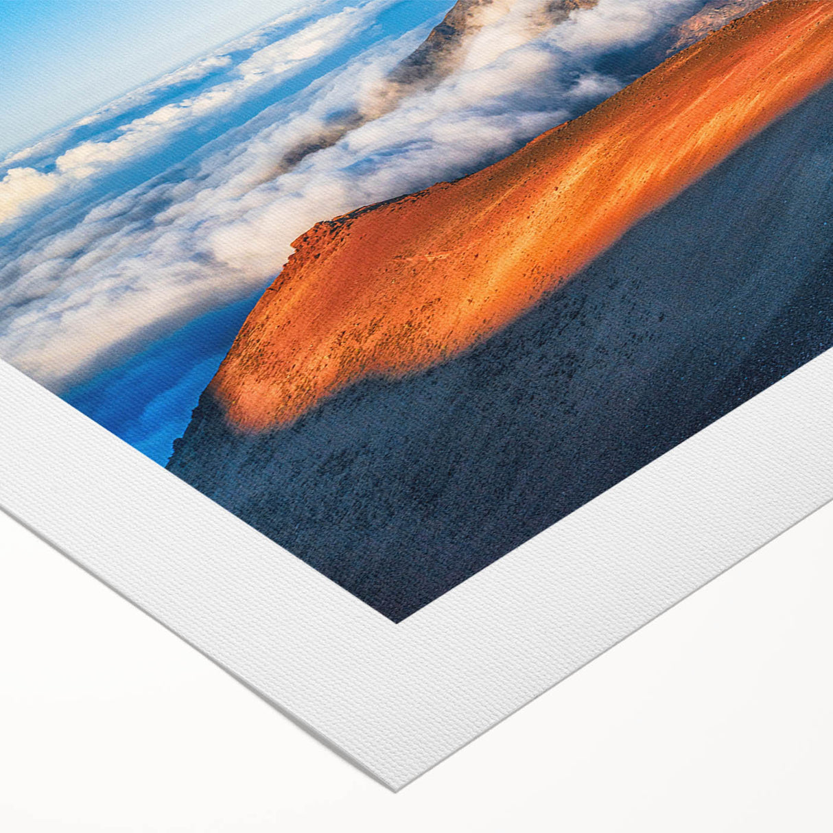 Art deco poster featuring a serene Maui landscape on rolled canvas, suitable for dining room or bathroom decor.