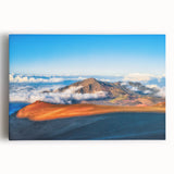 Black and white photo of Maui landscape on large stretched canvas, suitable for kitchen wall art.