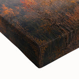 Black and white landscape art painting of Idaho scenery on stretched canvas, suitable for bedroom wall art.