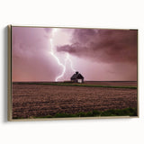 Framed canvas wall art depicting a vintage-style Iowa landscape in muted gold and black tones, ideal for bedroom decor.