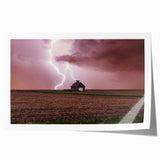 Extra large rolled print featuring a lush floral design in vibrant greens and pinks.