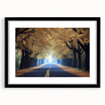 Abstract art print of Minneapolis skyline in vibrant colors on a large framed canvas, ideal for living room decor.