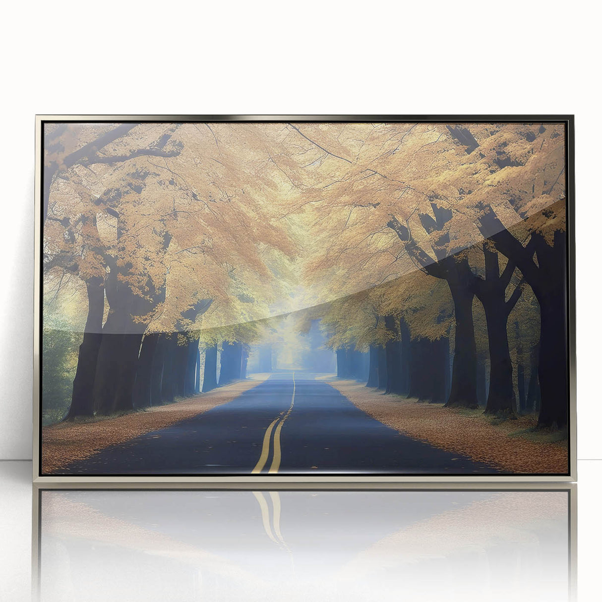 Mid-century modernist art of Minneapolis skyline in silver acrylic frame, suitable for nursery wall decor.