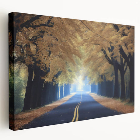 Side view of a stretched canvas featuring a Minneapolis skyline in muted blue and gray tones, suitable for kitchen wall art.