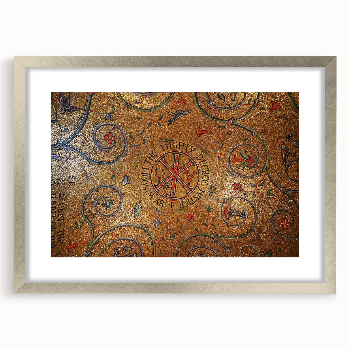 Textured abstract art print of St.
