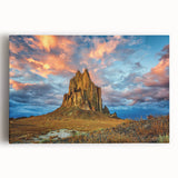 Black and white photograph of New Mexico scenery on large stretched canvas, ideal for kitchen wall art.
