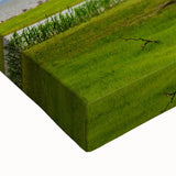 Black and white landscape art painting of the Outer Banks on stretched canvas, suitable for bedroom decor.