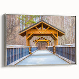 Framed canvas landscape art painting of Raleigh, North Carolina.