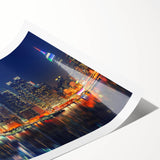 Extra large rolled print featuring line art flowers in black and white, ideal for large living room wall art.