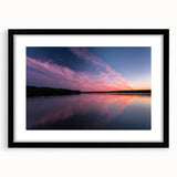 Extra large abstract art print of colorful, textured Pennsylvania scenery on a black-framed canvas.