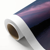 Art Deco poster of Pennsylvania scenery on rolled canvas, featuring pastel colors, ideal for nursery wall art.