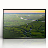 Large abstract wall art depicting Charleston scenery in muted gray tones on a framed acrylic.