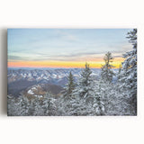 Black and white stretched canvas of Virginia scenery, ideal for kitchen wall art.
