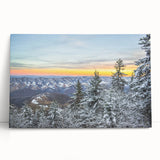 Black and white photograph of Virginia scenery on large stretched canvas, suitable as kitchen wall art or bedroom decor.