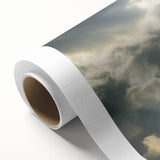 Art Deco poster of Washington D.C. Capitol in pastel hues on rolled canvas, ideal for nursery wall art.