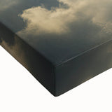 Black and white stretched canvas of Washington D.C. Capitol landscape, ideal for bedroom wall art.