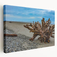 Olympic National Park scenery on large stretched canvas with lush green and blue tones, ideal for kitchen wall art.